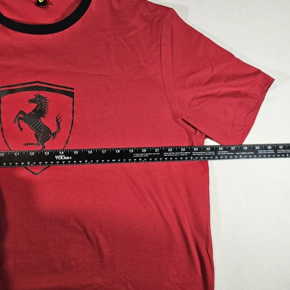 Scuderia Ferrari Race Big Shield T-shirt‎ Mens 3XL Red